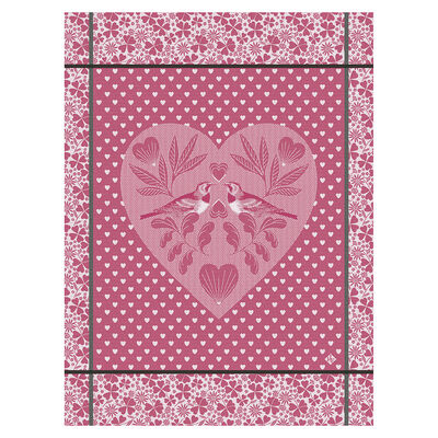 Paño de cocina Amour Pivoine 60x80 100% algodon,  Paño de cocina Amour Pivoine 60x80 100% algodon