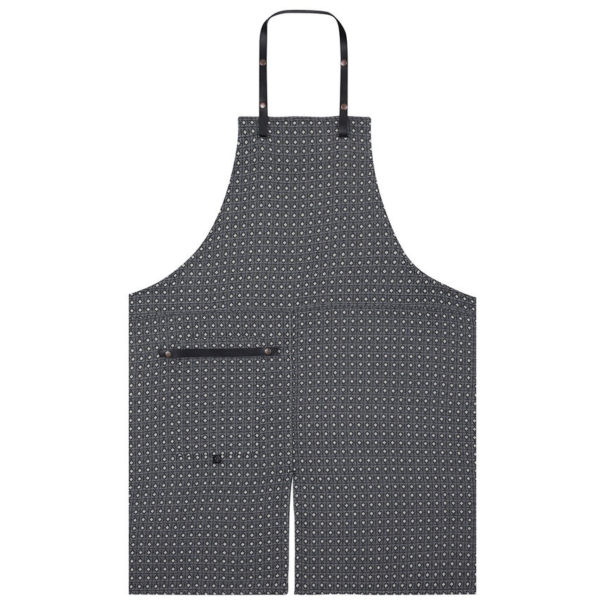Delantal Bistronome Charbon 90x100 100% algodon, , hi-res image number 0