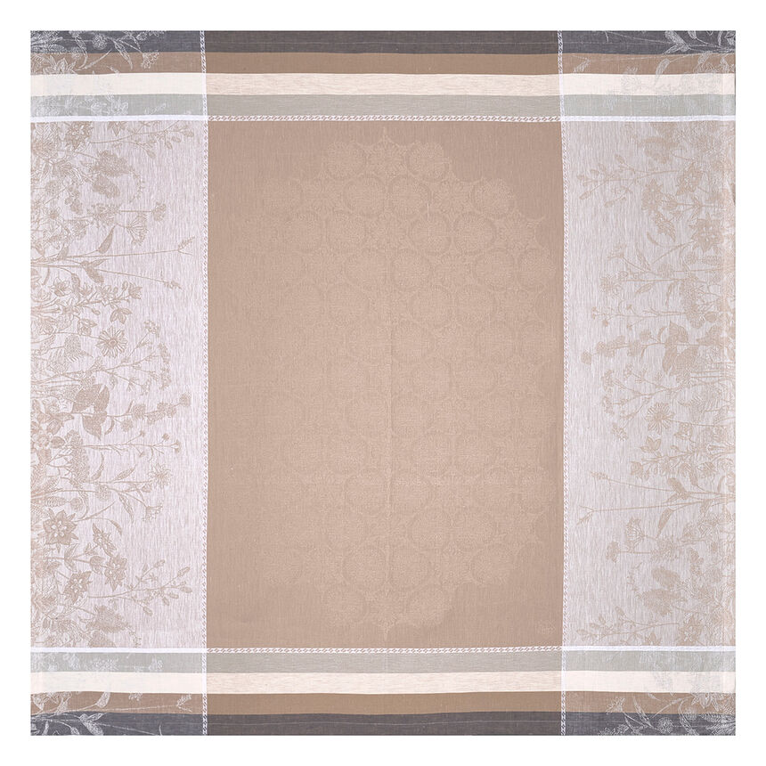 Mantel Instant Bucolique Chaton 175x175 100% lino, , hi-res image number 1