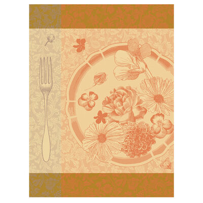 Paño de cocina Fleurs à croquer Algodón,  Paño de cocina Fleurs à croquer Algodón