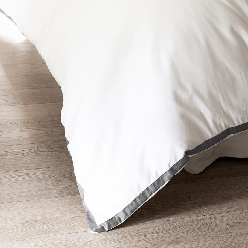 Funda de edred&oacute;n Apparat Fusain 135X200 100% algod&oacute;n, , hi-res image number 2