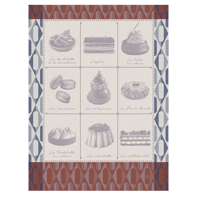 Paño de cocina Pâtisseries Françaises Algodón,  Paño de cocina Pâtisseries Françaises Algodón