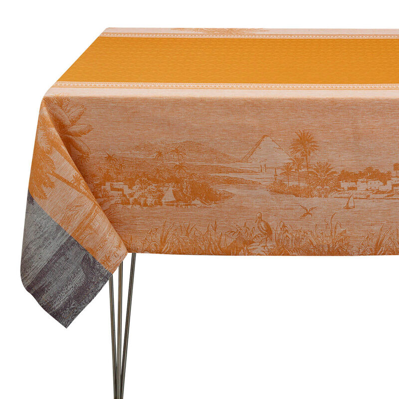 Mantel Croisi&egrave;re sur le Nil Desert 175x175 100% lino, , hi-res image number 1