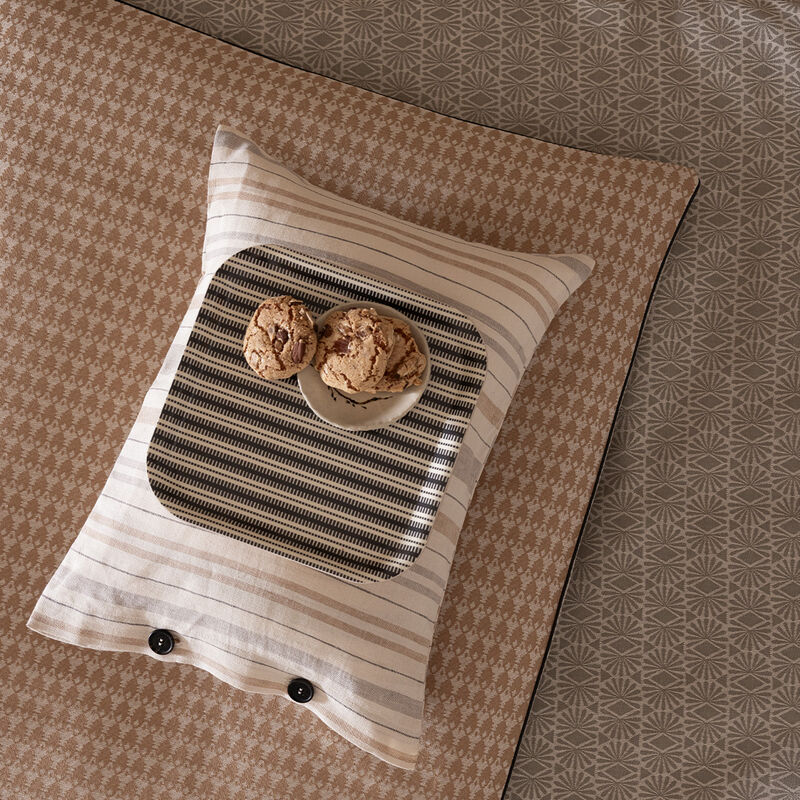 Bandeja Dune Rayures Argile 20x20 100% Madera, , hi-res image number 0