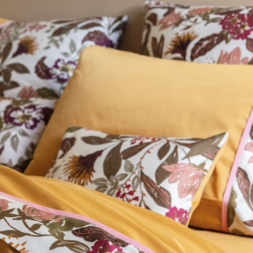 Funda de almohada Panache de fleurs  Miel 40X80 100% algod&oacute;n, , hi-res image number 5