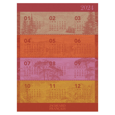 Paño de cocina Calendrier 2024 Algodón,  Paño de cocina Calendrier 2024 Algodón