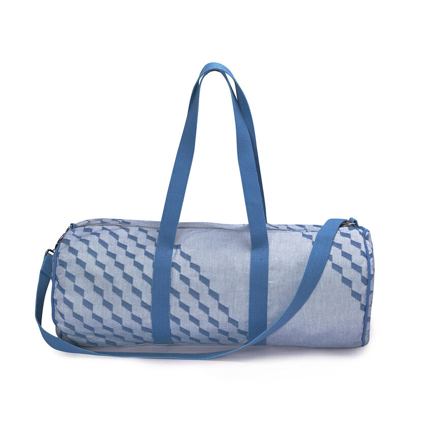 Bolsa deportiva Game azul de algod&oacute;n org&aacute;nico, , hi-res image number 1