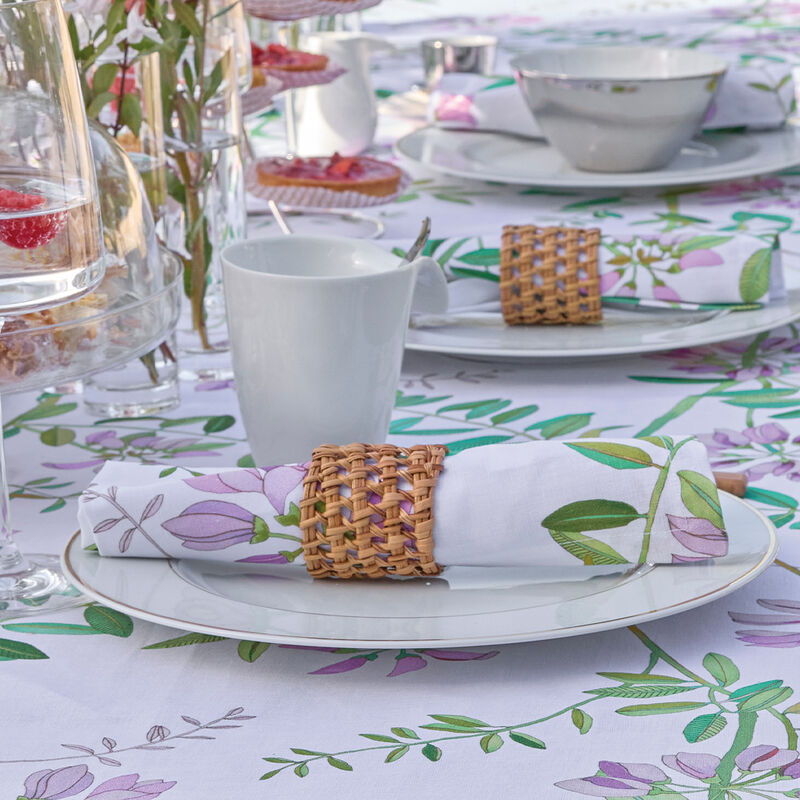 Servilleta Pois de senteur Floral 45x45 50% algodón - 50% lino, , hi-res