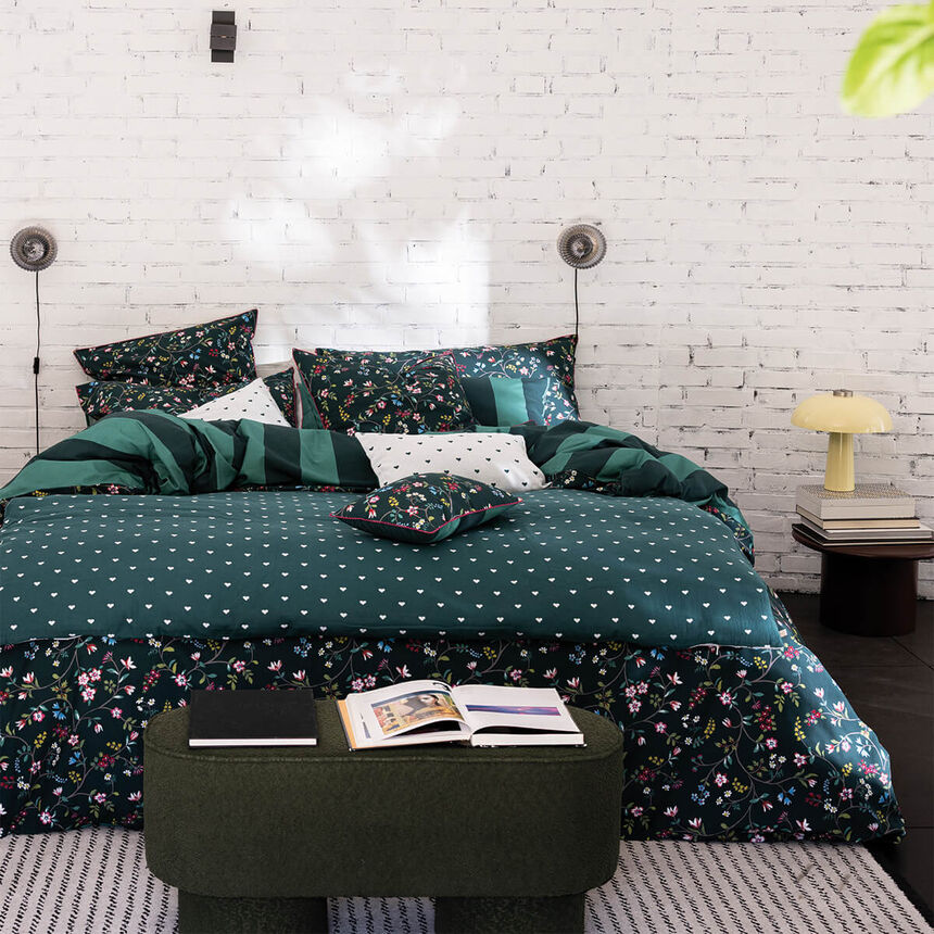 Funda de edred&oacute;n Vagabonde For&ecirc;t 90X180 100% algod&oacute;n, , hi-res image number 2