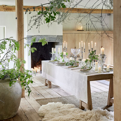 Mantel Lumi&egrave;res d'&eacute;toiles Diamant  Algod&oacute;n, Lurex&reg;