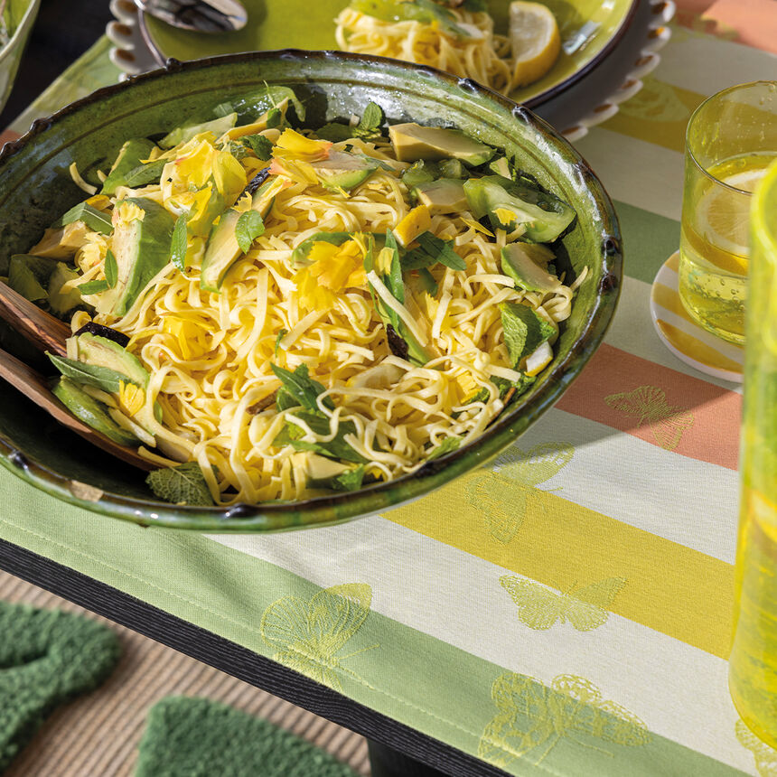 Camino de mesa Bal des papillons Citrus 50x150 100% algod&oacute;n, , hi-res image number 4