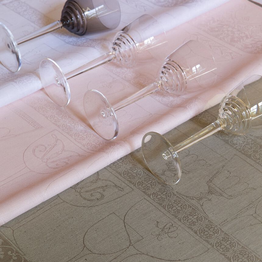 Seca-vasos Cristal Poivre gris 60x80 100% lino, , hi-res image number 0