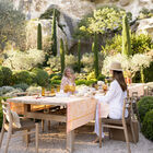 Mantel &Eacute;t&eacute; Indien Abricot 120x120 100% lino, , hi-res image number 5