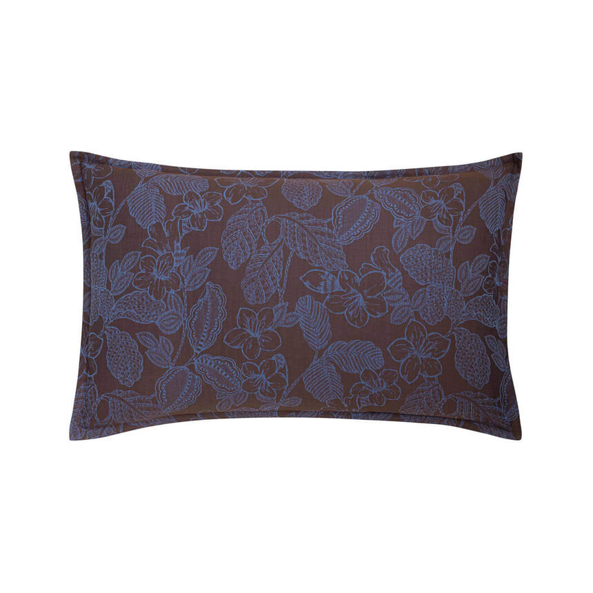 Funda de almohada Sulawesi Terre Indigo 40X80 100% algodon, , hi-res image number 1