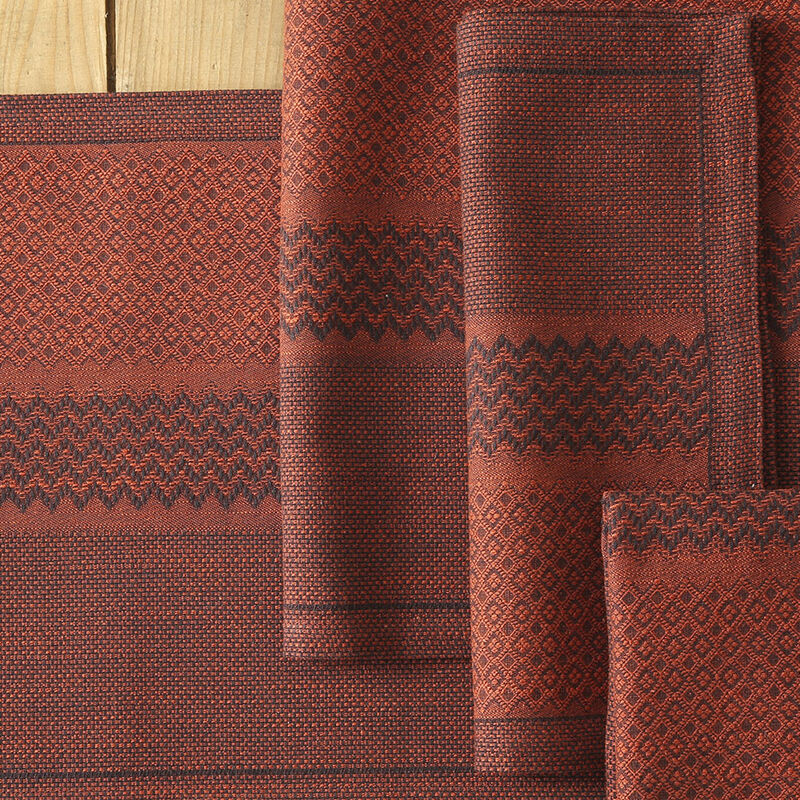Servilleta Slow Life Goji 50x30 89% algodón / 11% lino, , hi-res image number 1