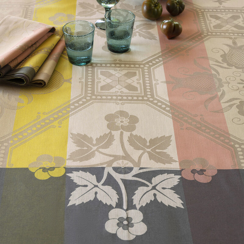 Mantel Hacienda Gres 175x175 100% algodon, , hi-res image number 0