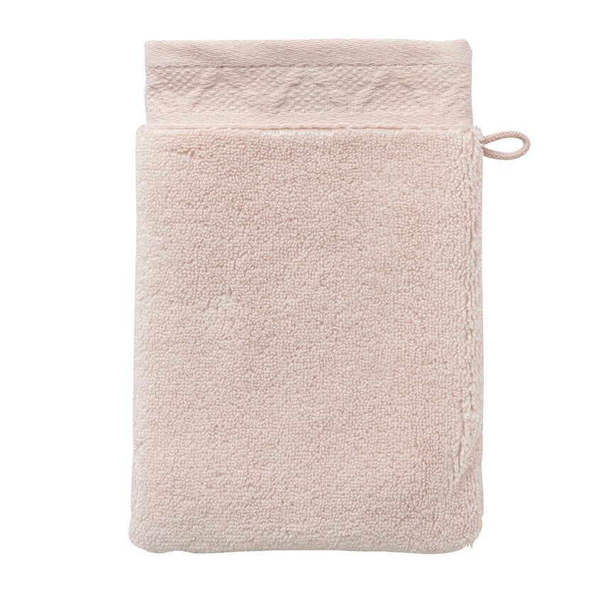 Guante de ba&ntilde;o Caresse Poudr&eacute; 15x22 100% algod&oacute;n, , hi-res image number 0