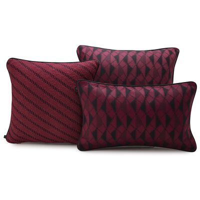 Funda de coj&iacute;n Prisme Prune 50x50 93% Algod&oacute;n/ 7% Poli&eacute;ster