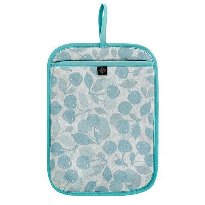 Agarrador Cerises Cerise Bleue 27x20 100% algodon