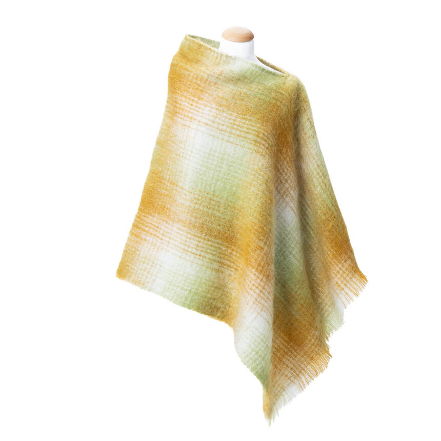 Poncho H&ocirc;tel particulier marqueterie Talla &uacute;nico 100% mohair, , hi-res image number 1
