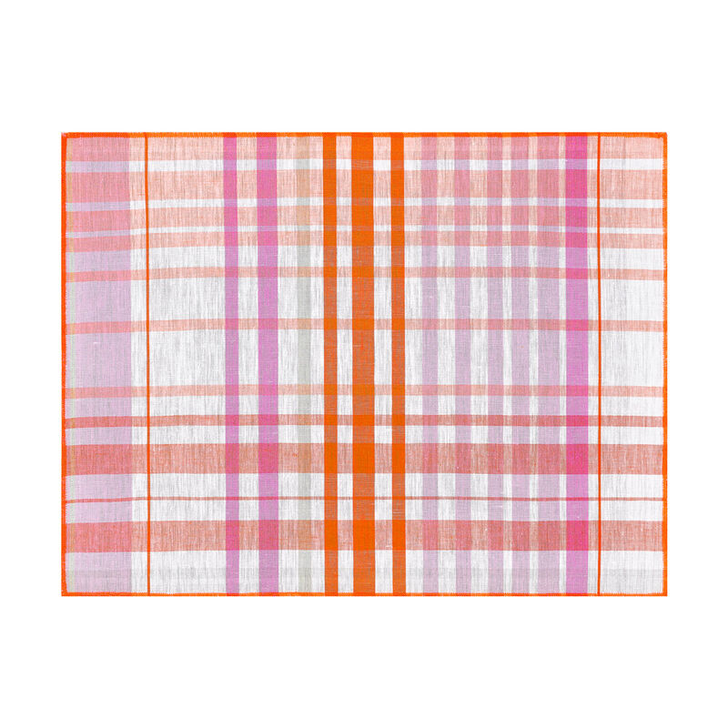 Individual Brunch Pêche 48x36 100% lino, , hi-res image number 1