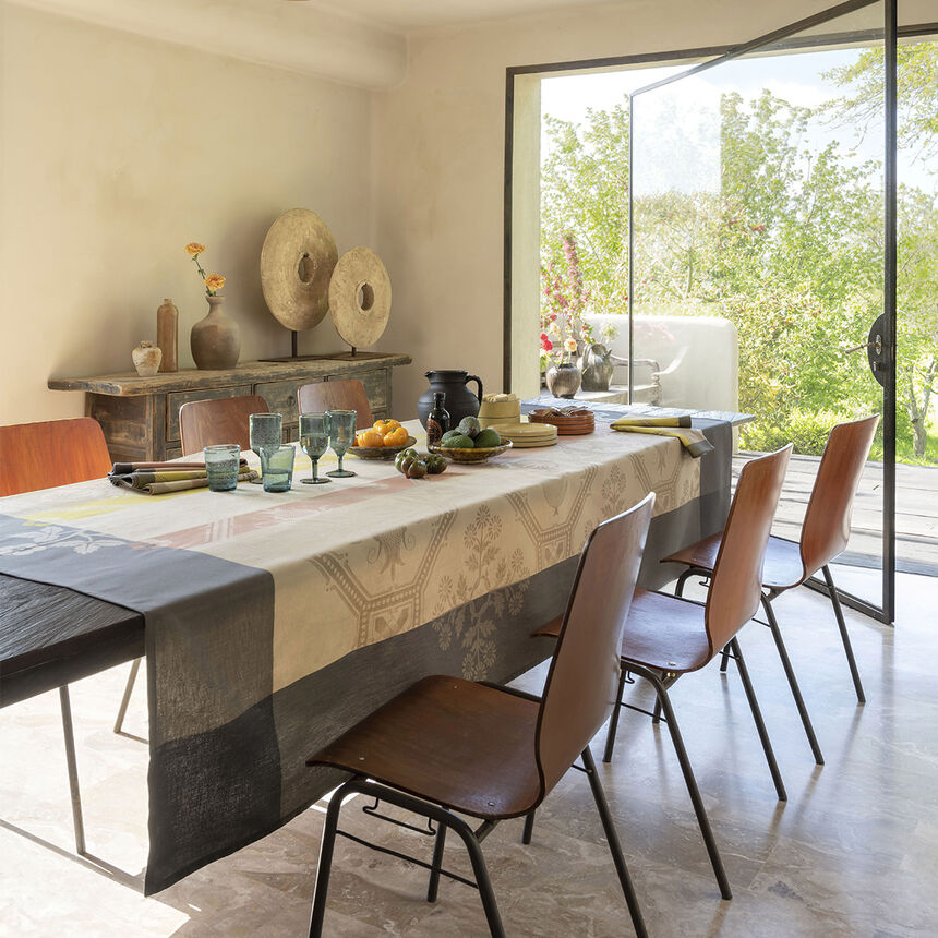 Mantel Hacienda Gres 175x175 100% algodon, , hi-res image number 1