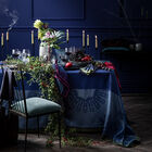Mantel Jardin d'orient Majorelle 175x175 100% lino, , hi-res image number 0