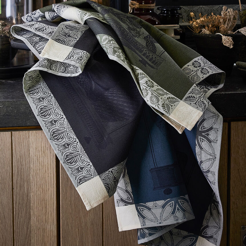 Pa&ntilde;o de cocina Curiosit&eacute;s Min&eacute;rales Charbon 60x80 100% algodon, , hi-res image number 2