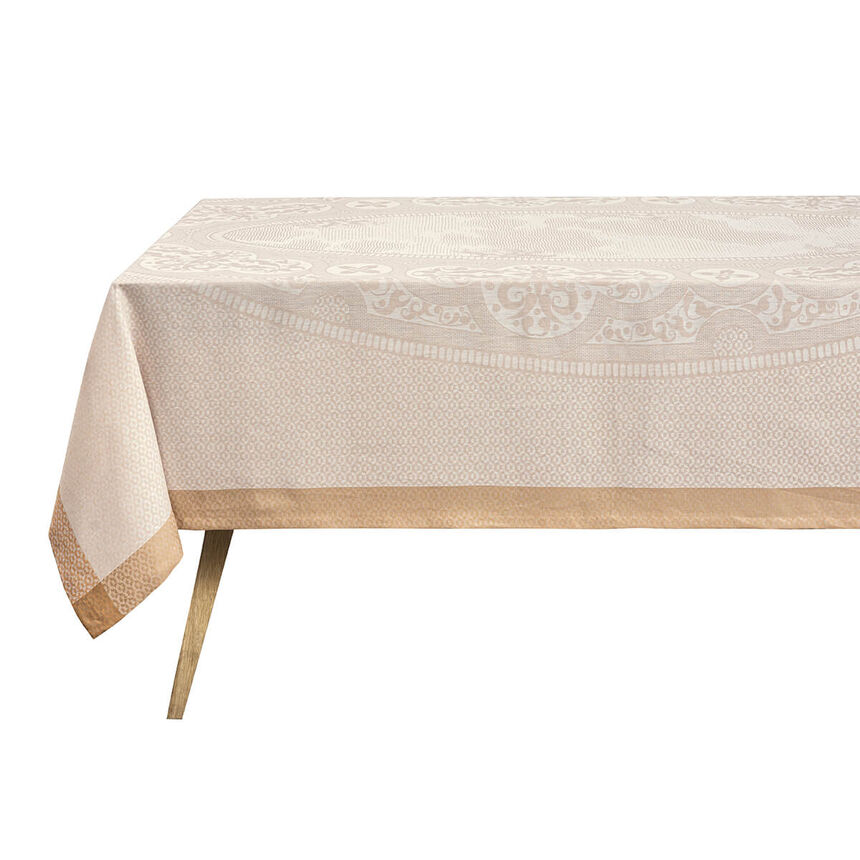 Mantel &Eacute;vasion C&eacute;leste Travertin 175x175 100% lino, , hi-res image number 2