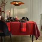 Mantel Ottomane Burgundy 175x175 100% lino, , hi-res image number 0