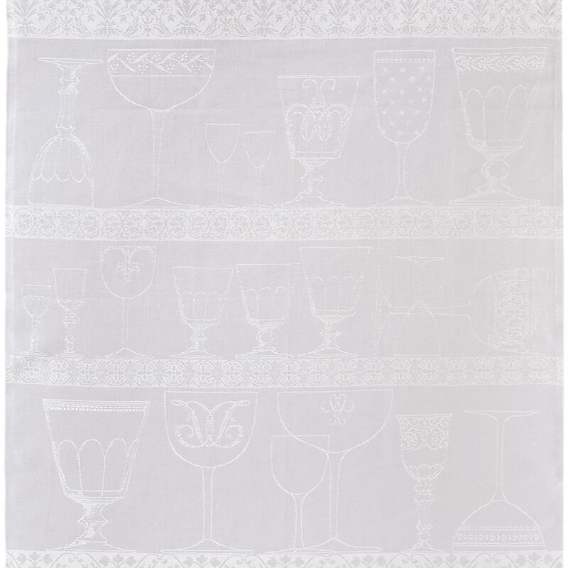 Seca-vasos Cristal Blanc 60x80 100% lino, , hi-res image number 0