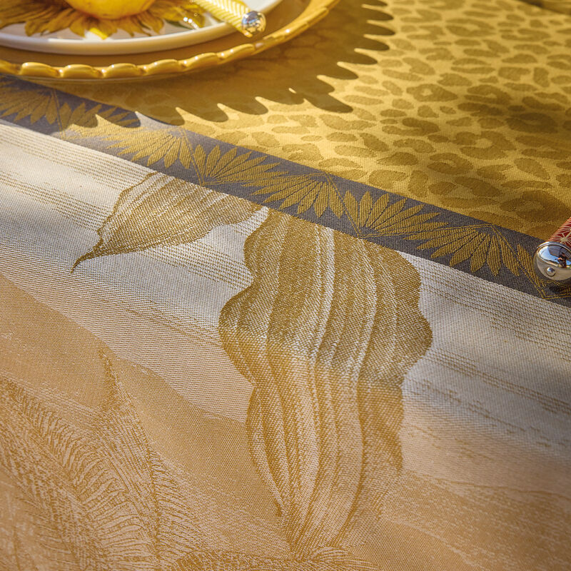 Mantel antimancha Sinharâja Antimancha Fauve 175x175 100% algodón, , hi-res image number 4