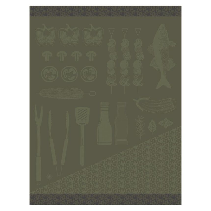 Pa&ntilde;o de cocina Braise Romarin 60x80 100% algodon, , hi-res image number 0