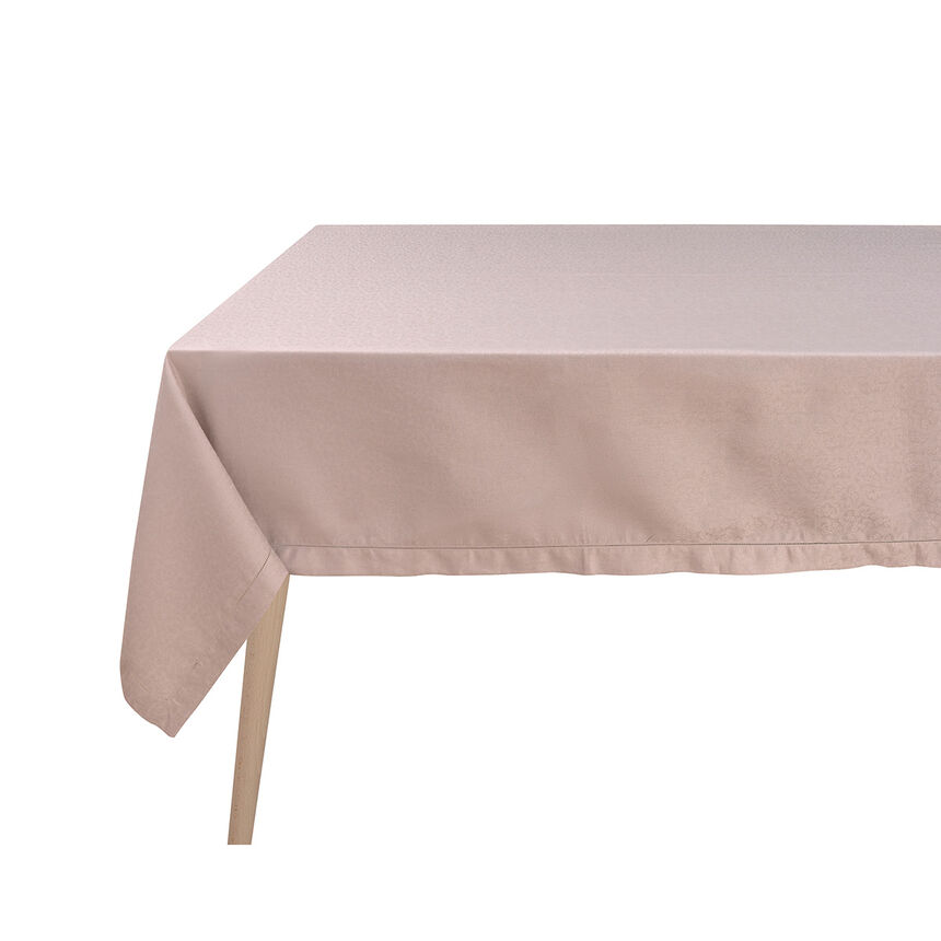 Mantel Portofino Fiori Sabbia &Oslash;240 100% lino, , hi-res image number 1