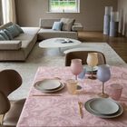Mantel Tivoli Rose poudre 175x175 100% lino, , hi-res image number 1