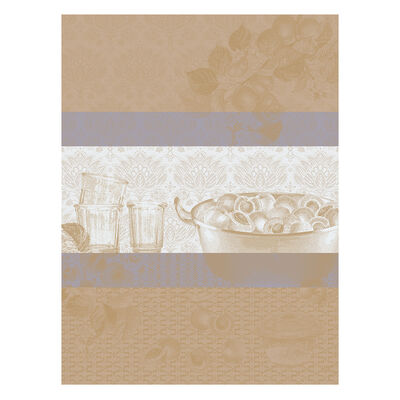 Paño de cocina Confitures Abricots Osier 60x80 100% algodon,  Paño de cocina Confitures Abricots Osier 60x80 100% algodon