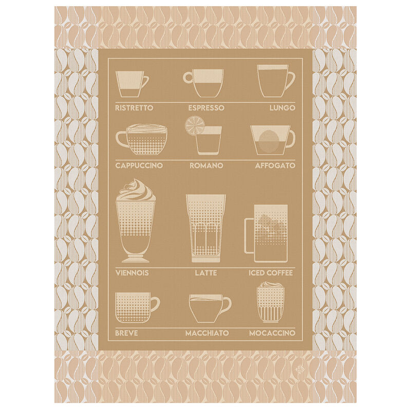 Paño de cocina Barista Latte 60x80 100% algodón, , hi-res image number 0