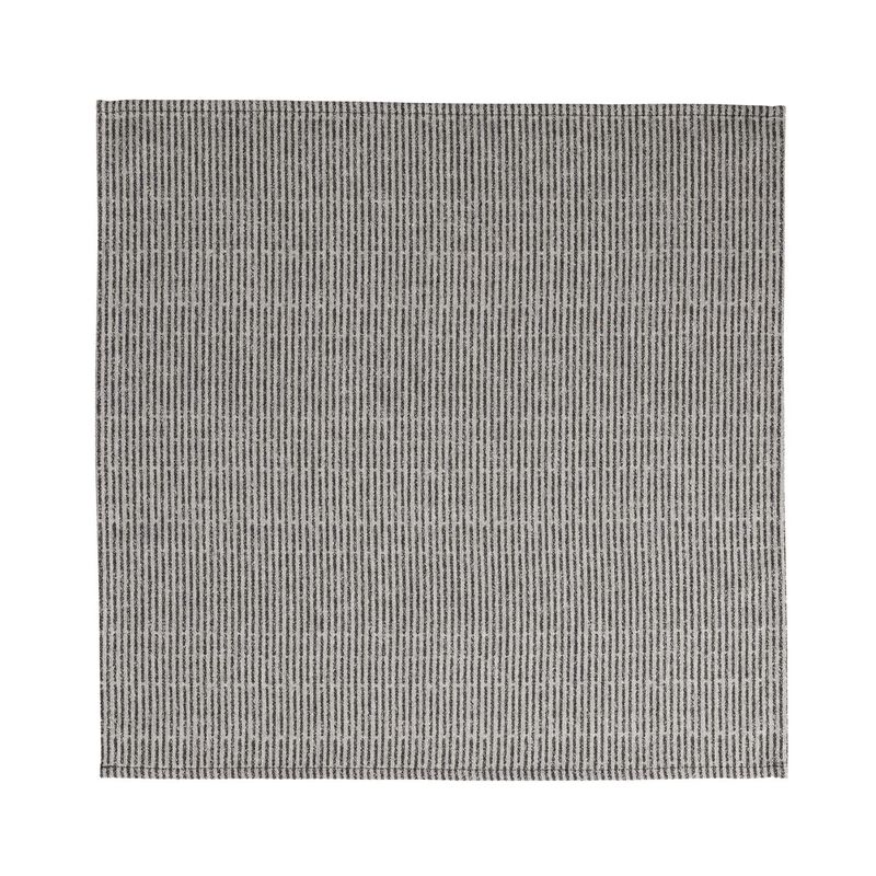 Servilleta Empreintes Rayures Charbon 50x50 100% algodón, , hi-res image number 1