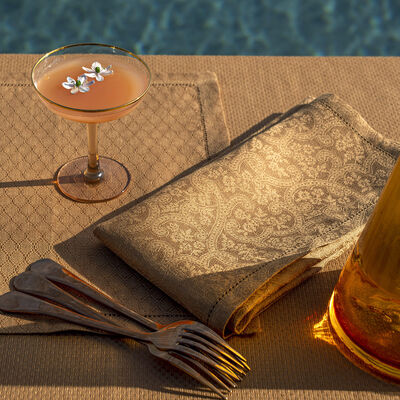 Servilleta Portofino Fiori Terra 58x58 100% lino