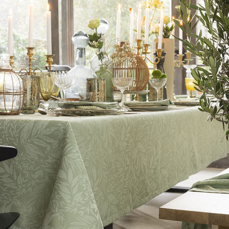 Mantel Charmilles Feuillage 175x175 100% algodon, , hi-res image number 2