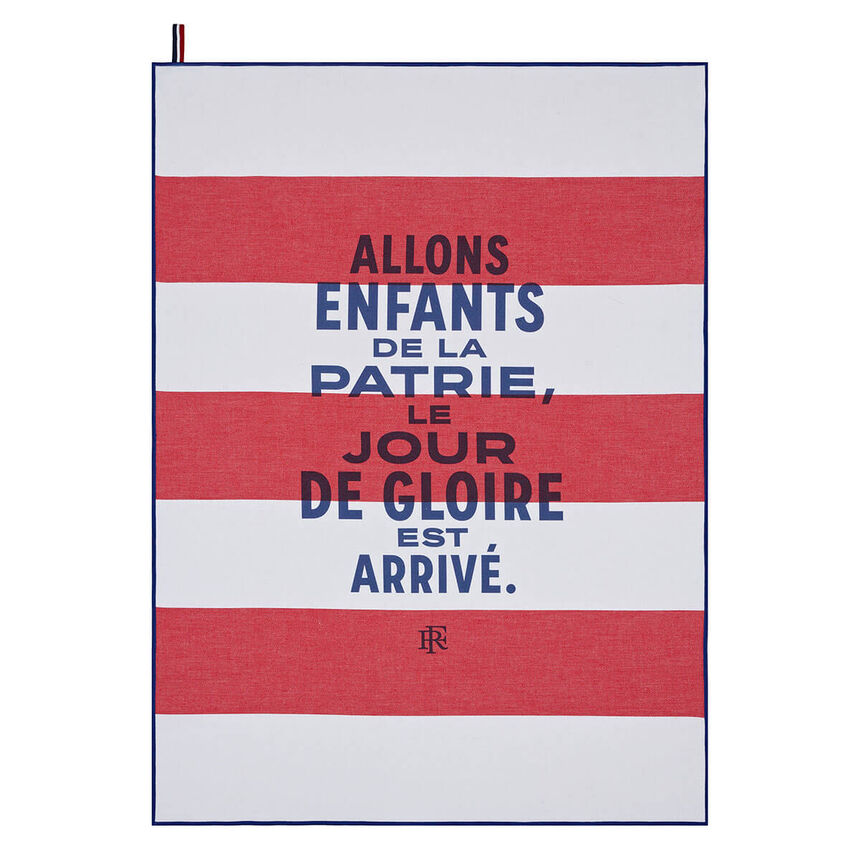 Pa&ntilde;o de cocina Elys&eacute;e Patrie Tricolore 60x80 100% algodon, , hi-res image number 0