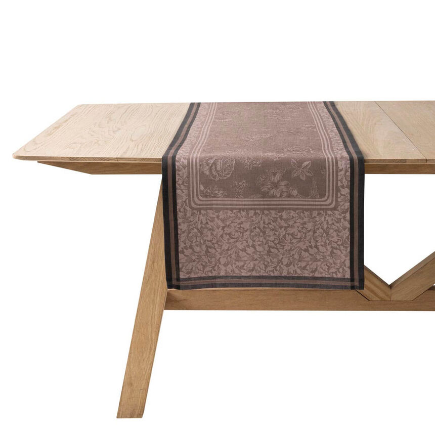 Camino de mesa Romance Charme 50x150 100% lino, , hi-res image number 0