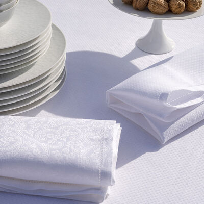 Servilleta Portofino Bianco 58x58 100% lino,  Servilleta Portofino Bianco 58x58 100% lino