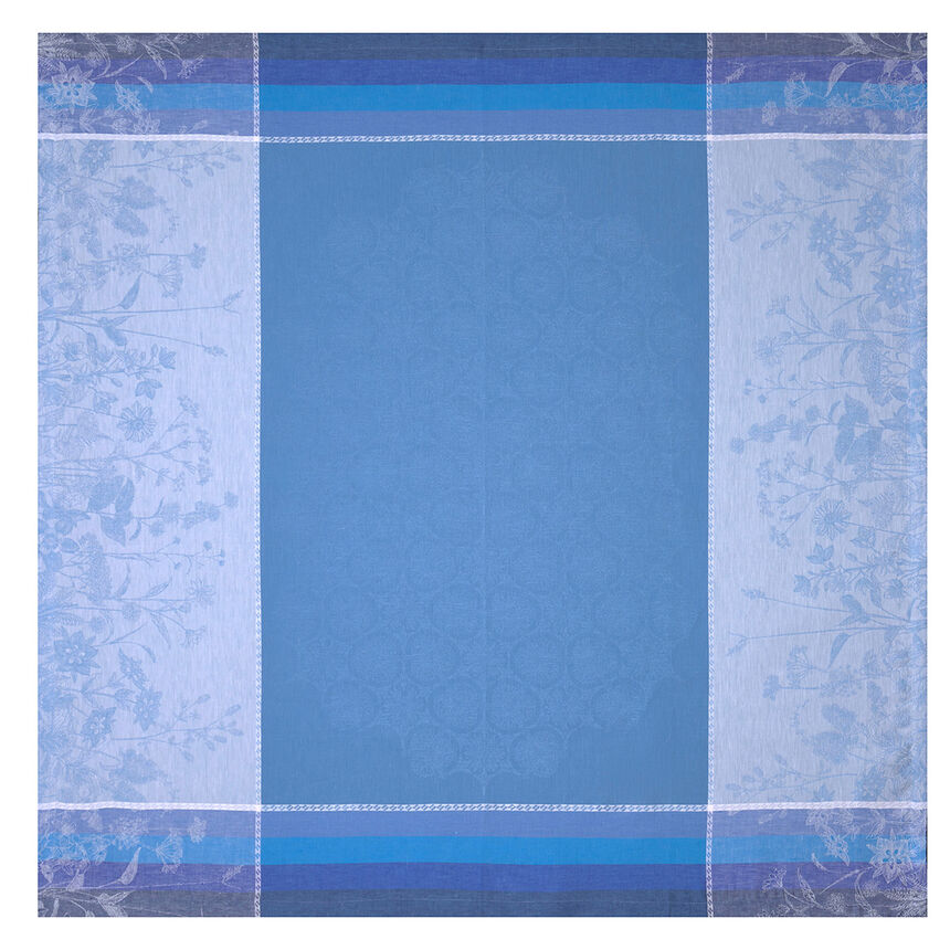 Mantel Instant Bucolique Bleuet 175x175 100% lino, , hi-res image number 1