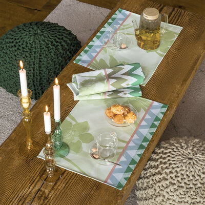 Caja Regalo 2 Servilletas La Vie en Vosges Jonquille 58x58 100% algodon