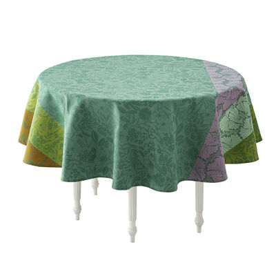 Mantel antimancha Cottage Jardin 175x175 100% algodon