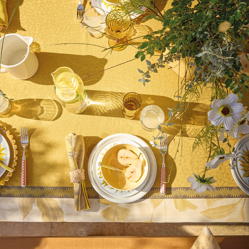 Mantel Sinhar&acirc;ja Fauve 175x175 100% algod&oacute;n, , hi-res image number 5