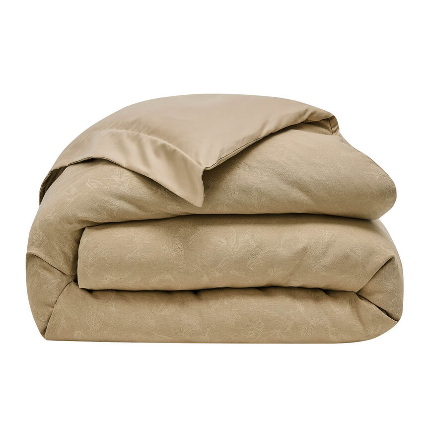 Funda de edred&oacute;n Arabesque S&eacute;pia 140X200 50% algod&oacute;n - 50% lino, , hi-res image number 1