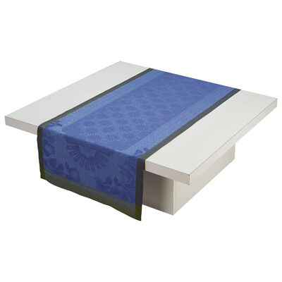 Camino de mesa Jardin d'orient Majorelle 50x200 100% lino,  Camino de mesa Jardin d'orient Majorelle 50x200 100% lino