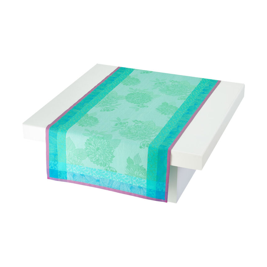 Camino de mesa Parfums de bagatelle Hortensia 55x150 100% algodon, , hi-res image number 0